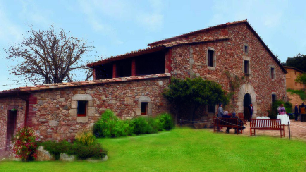 Mas El Marti, fachada delantera.